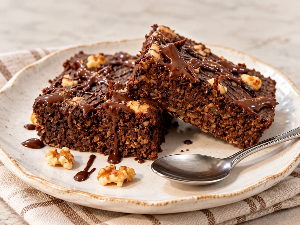 Doce de Banana, Aveia e Chocolate