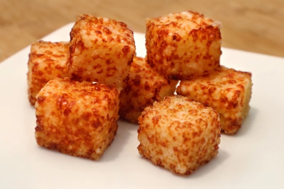 Dadinho de Tapioca Com Queijo Coalho