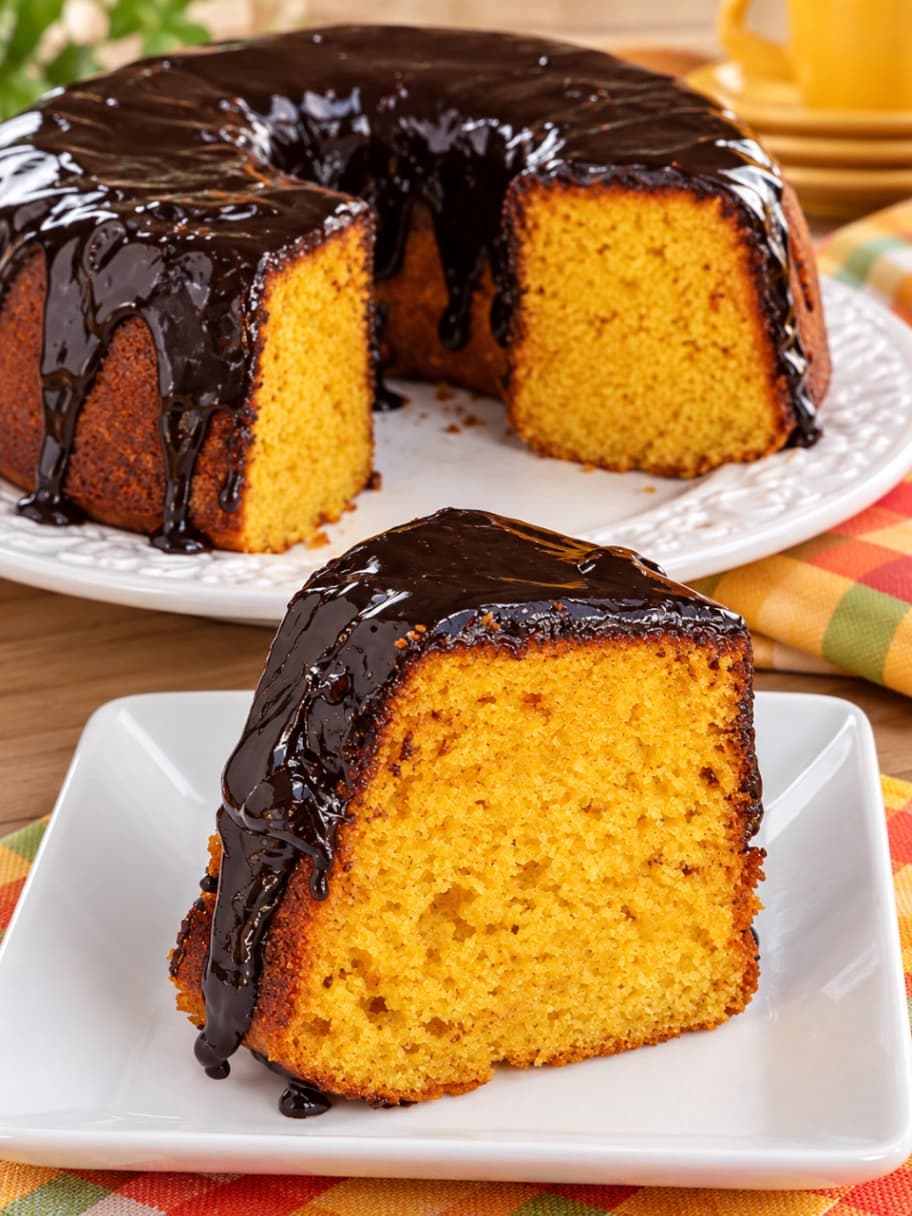 Bolo de Cenoura sem Açúcar