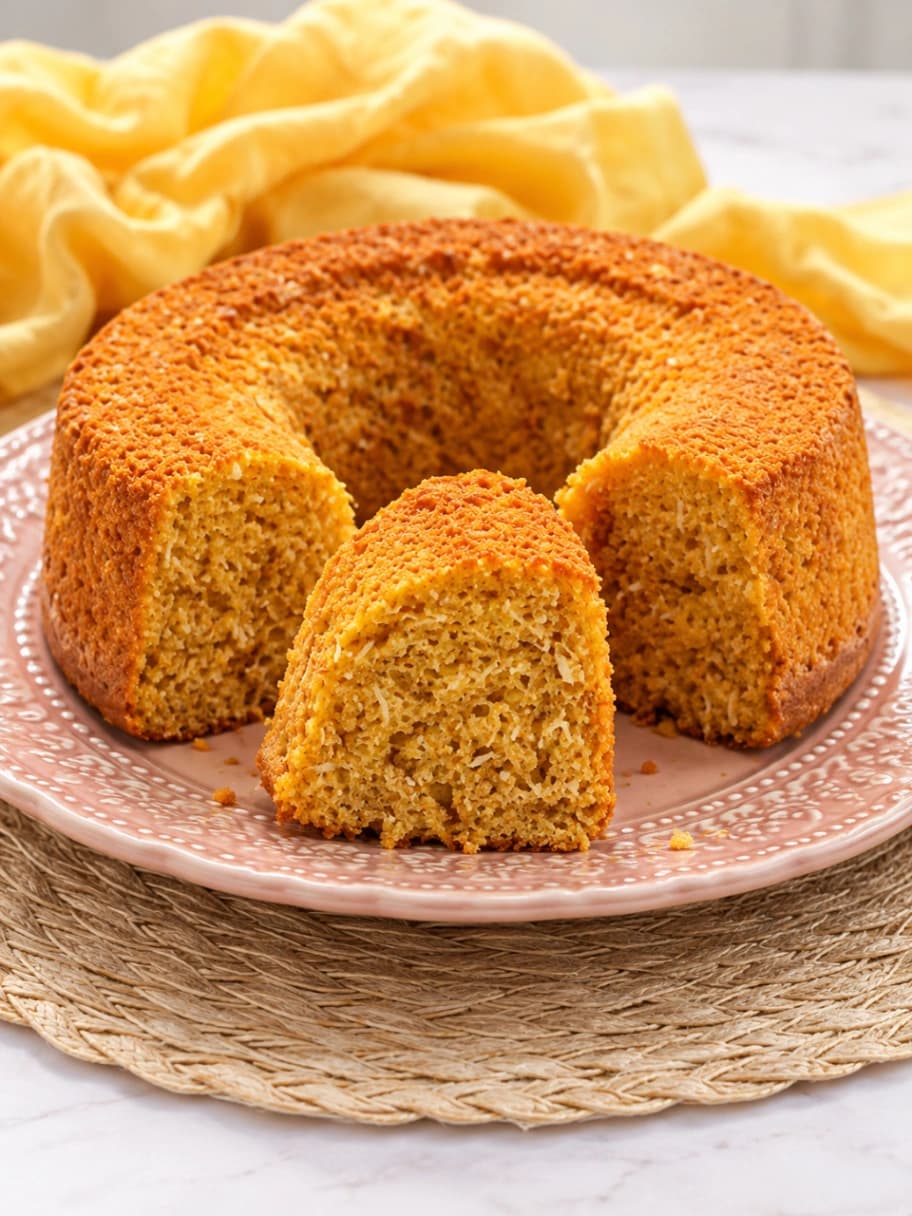 Bolo de Abóbora com Coco